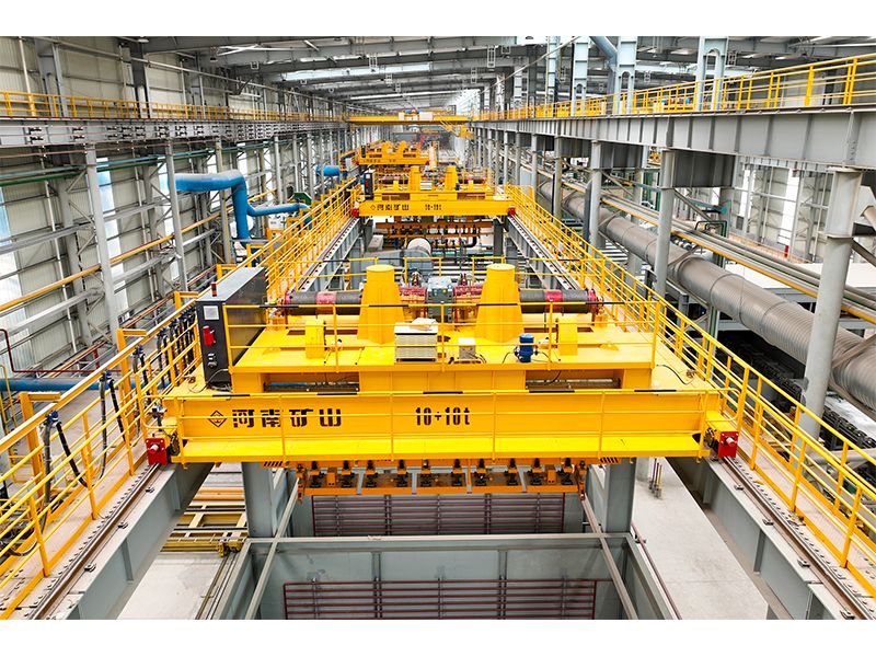 礦山“智”造|全自動電磁掛梁起重機
